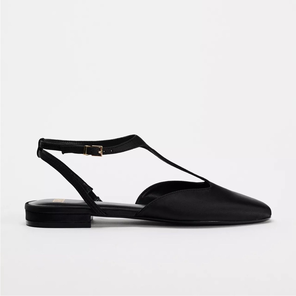 Zara Women's Black Slingback Loafers